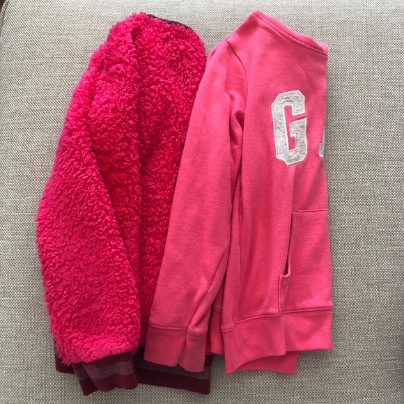GAP Other - Gap Kids Pink Logo Sweatshirt and Pink Sweater